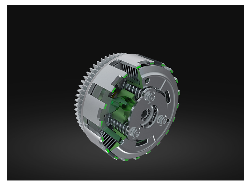 EMBRAGUE ANTI REBOTE. Reduce el torque negativo al realizar rebajes.