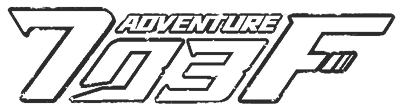 Zontes motos en Uruguay - Identidad gráfica 703F Adventure asociada al modelo de la marca. Zontes motos en Uruguay - Logotipo 703F Adventure en color oscuro sobre fondo claro.